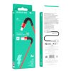 Borofone BX32 Munificent Cable – USB to Type C, 3A, 1 Meter, Red - Image 2